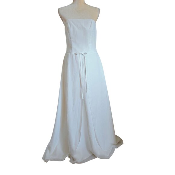Galina David's Bridal Ivory Sleeveless Wedding Dress Gown 12 - Picture 2 of 16